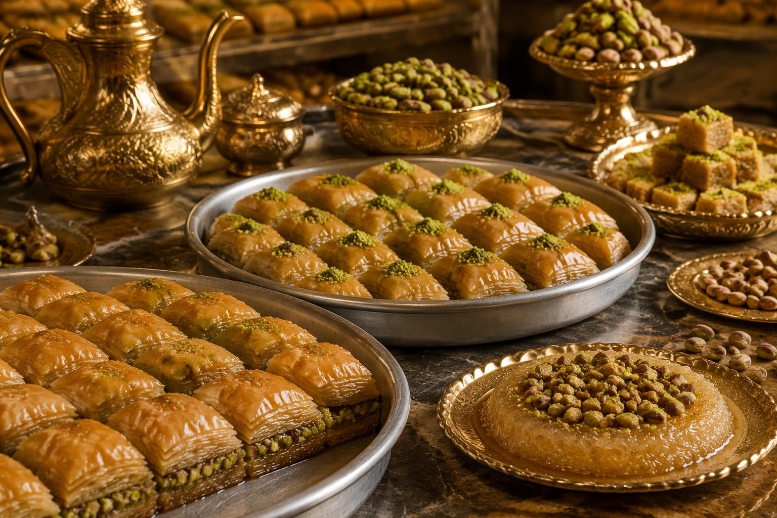 Baklava & Şerbetli Tatlı - çalışma temalı görsel