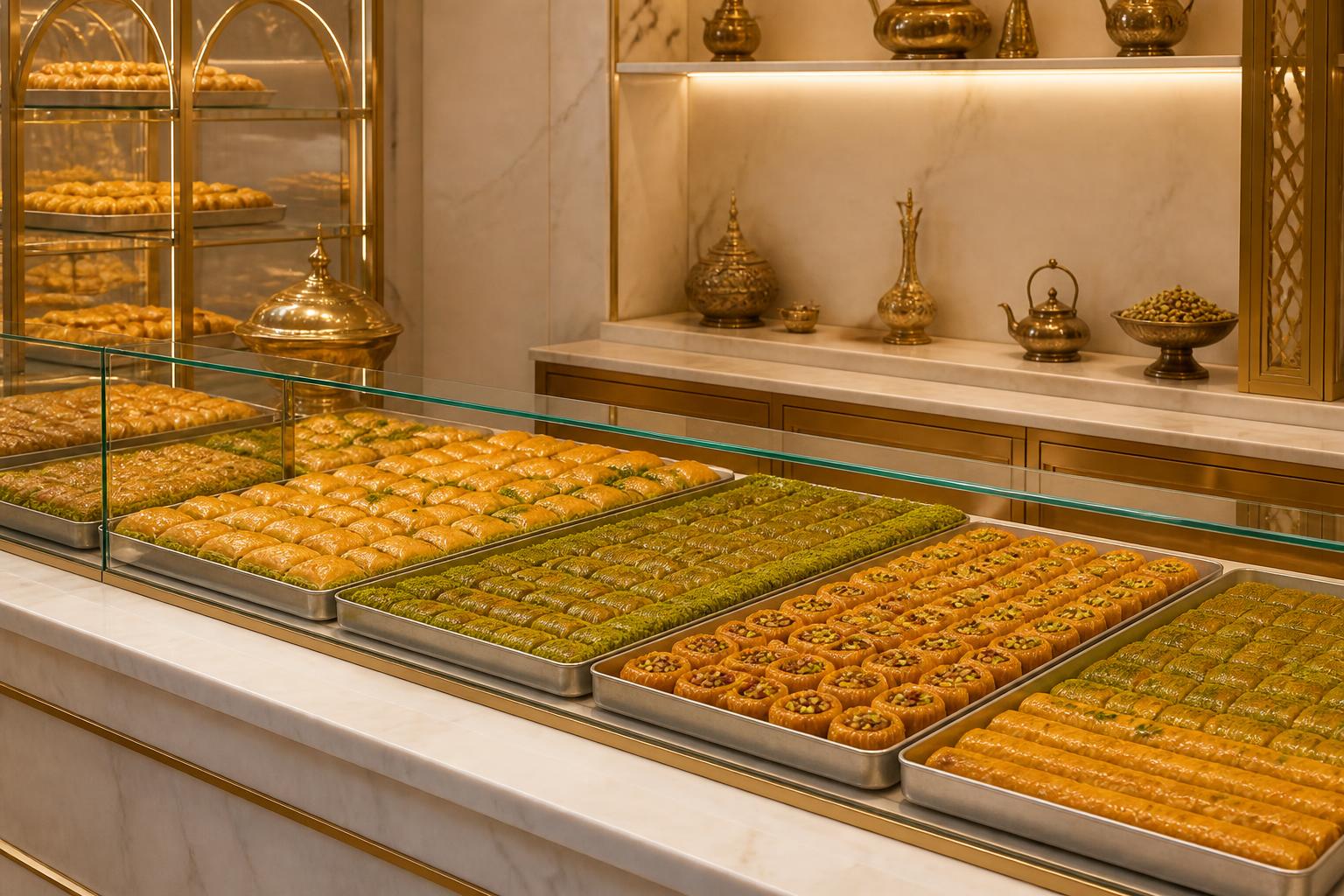 Baklava & Şerbetli Tatlı - ortam temalı görsel