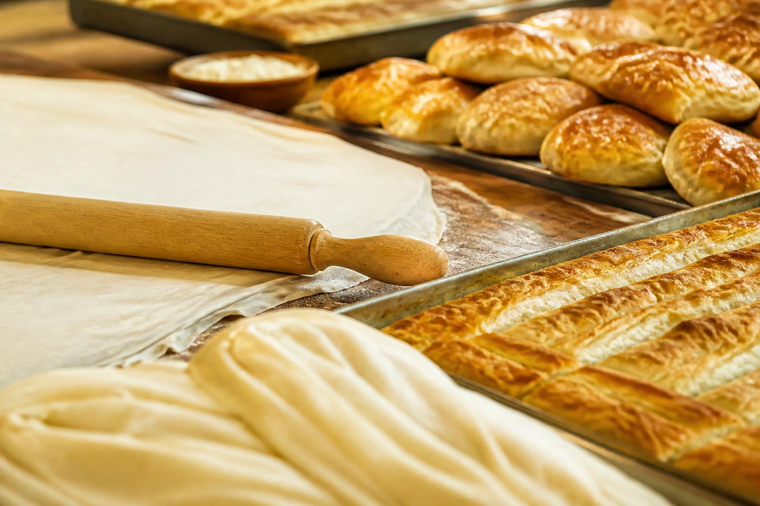 Börek & Poğaça - çalışma temalı görsel