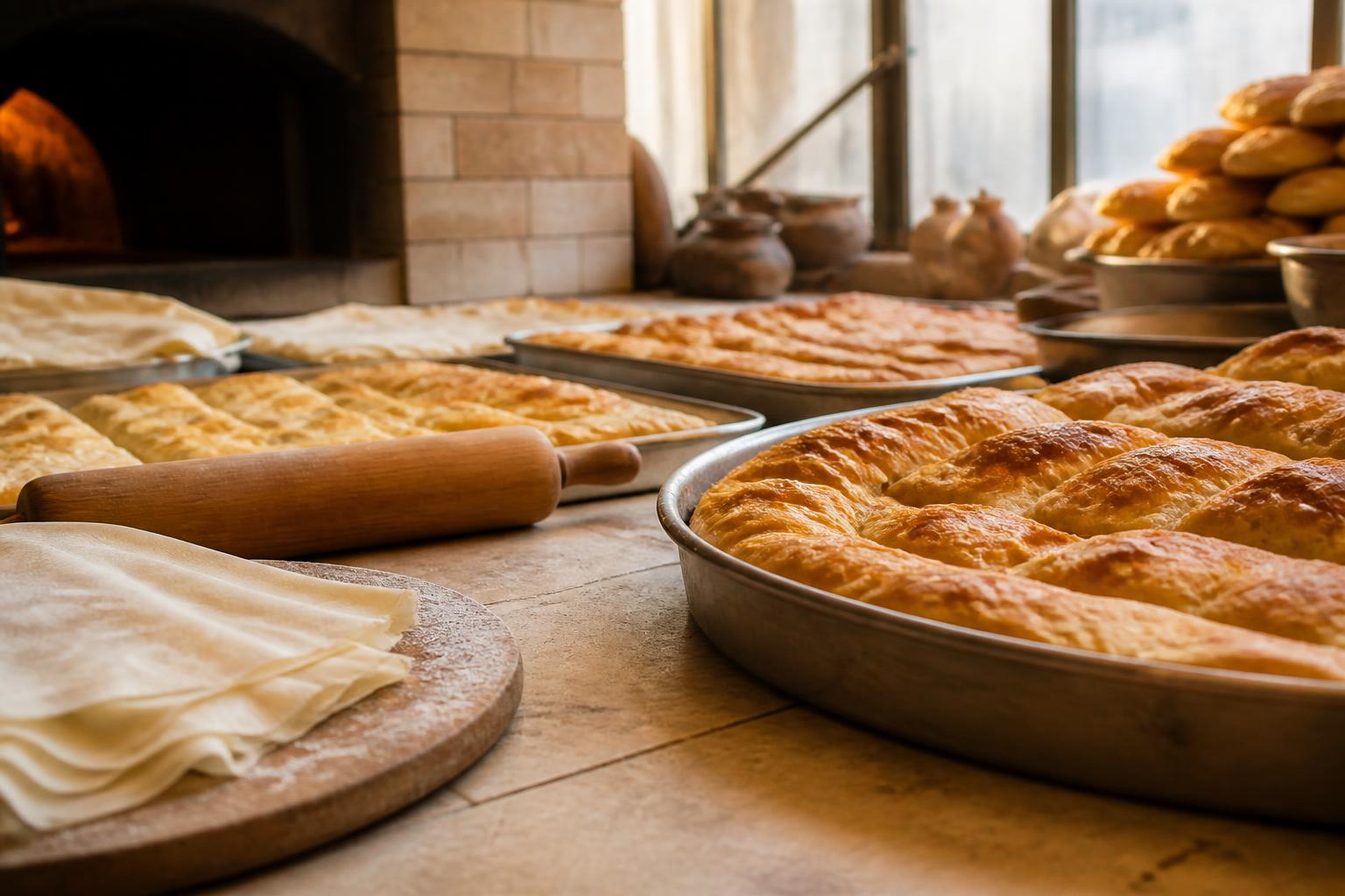Börek & Poğaça - çalışma temalı görsel
