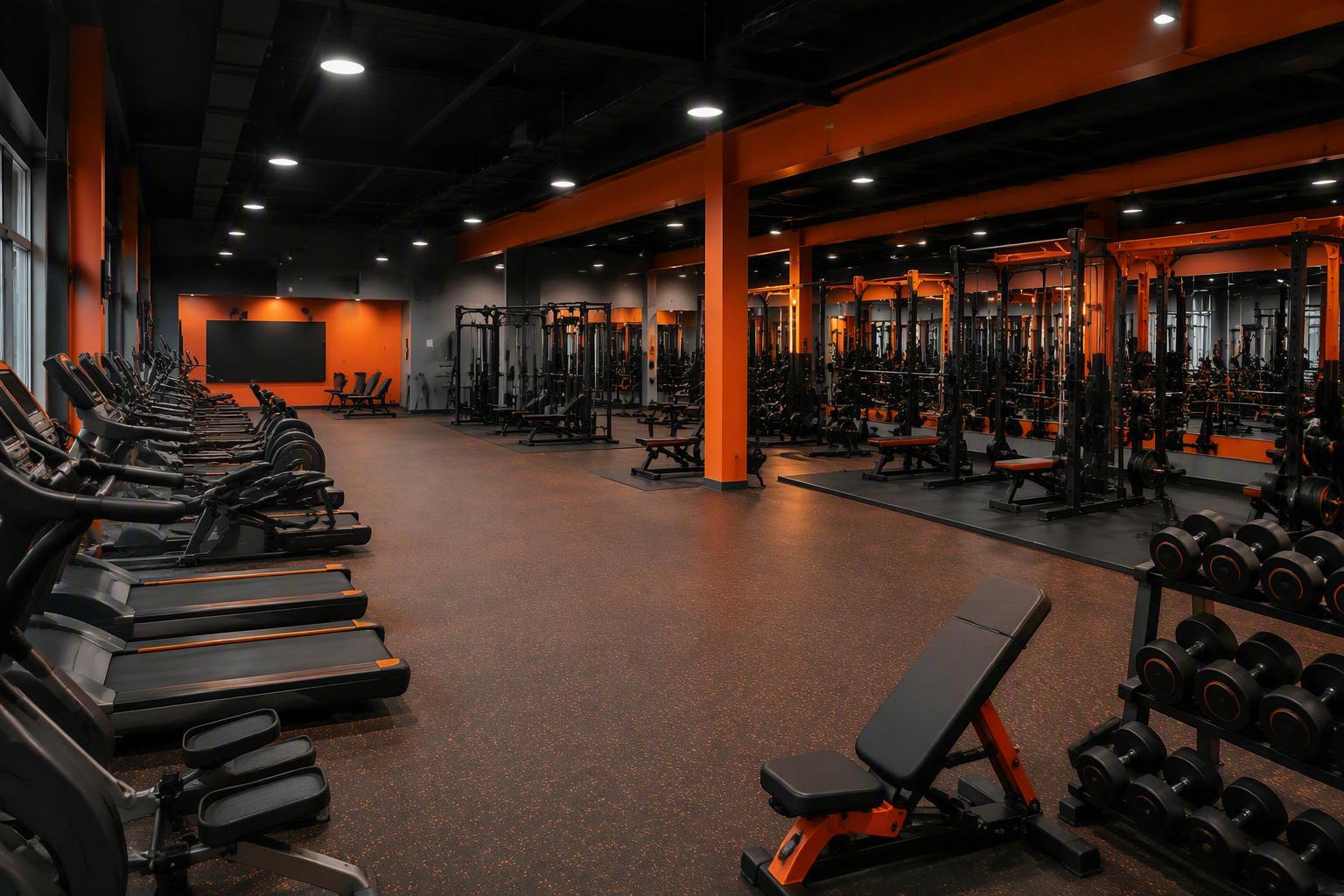 Spor Salonu & Fitness - çalışma temalı görsel