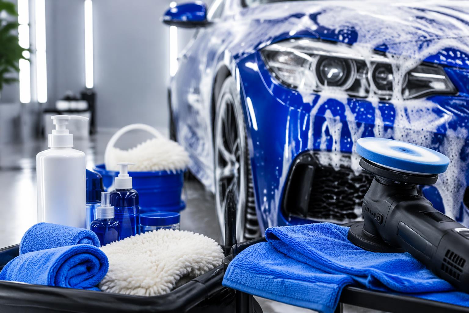 Oto Yıkama & Detailing - çalışma temalı görsel
