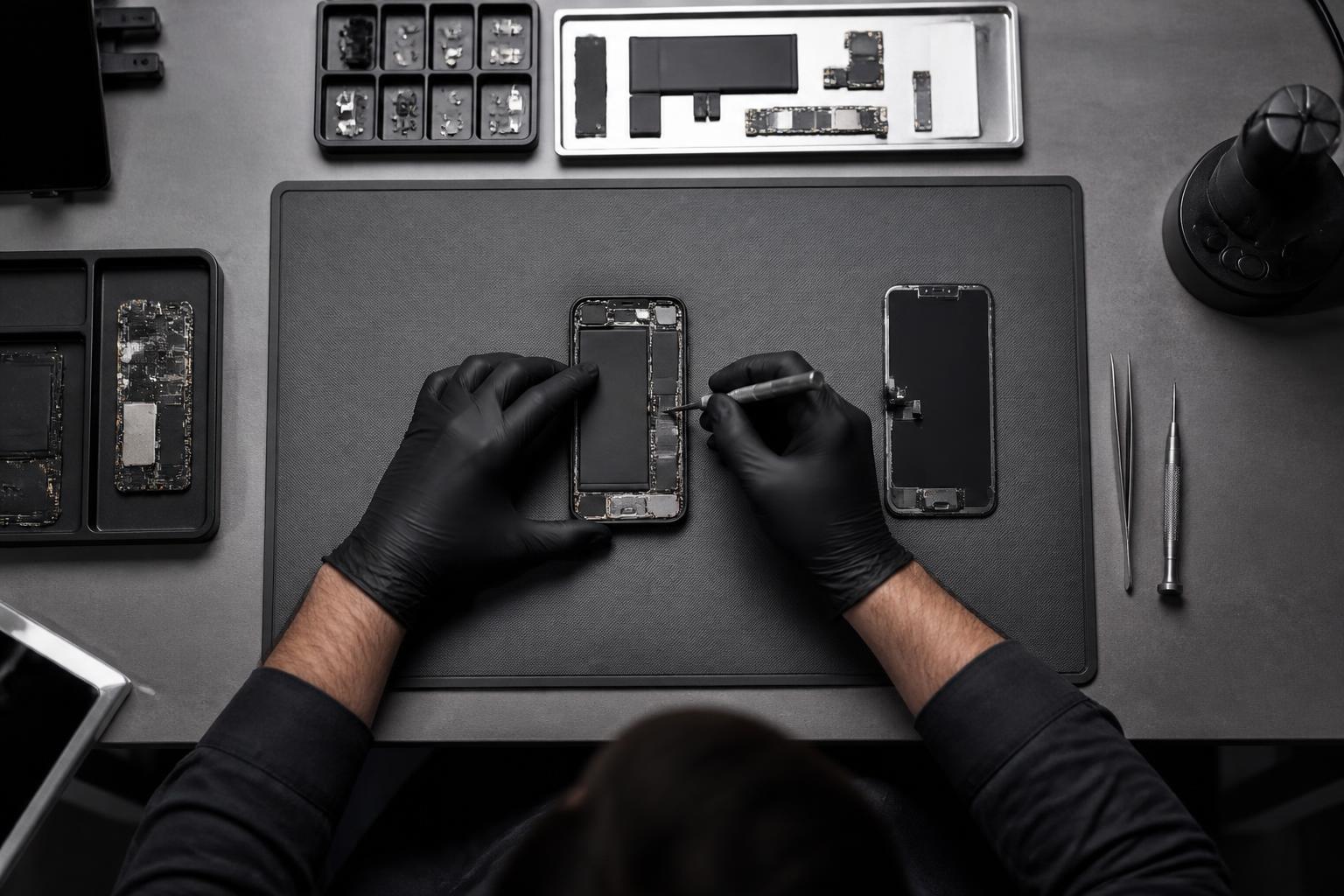 Telefon & Tablet Servis - çalışma temalı görsel
